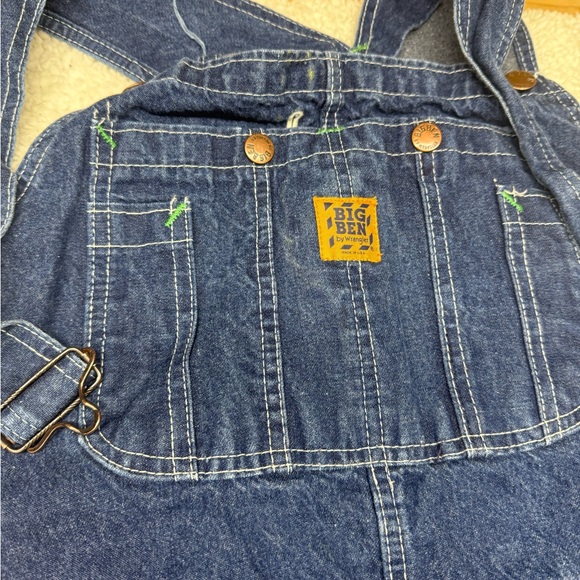 Wrangler Big Ben bib overalls, Blue Jeans, size 48x30 - Picture 3 of 7